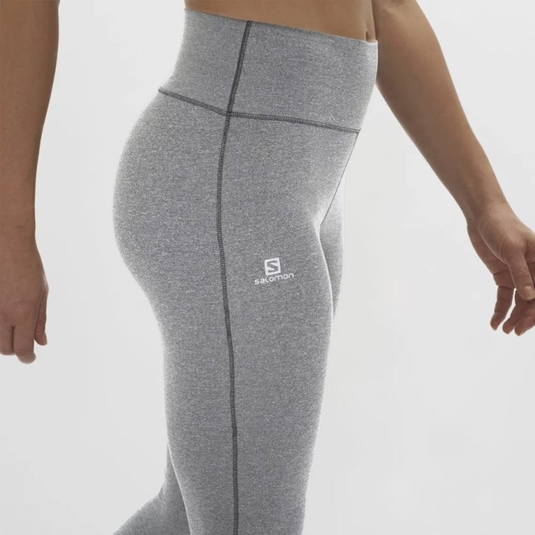 Mallas Para Correr Salomon Essential Warm Mujer Grises | MX URGT972